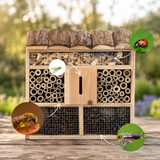 Insektenvilla XL – Großes Insektenhotel aus Naturholz